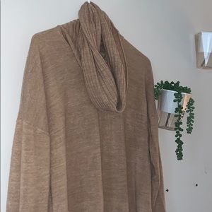 Ralsey Tan Turtleneck Sweater